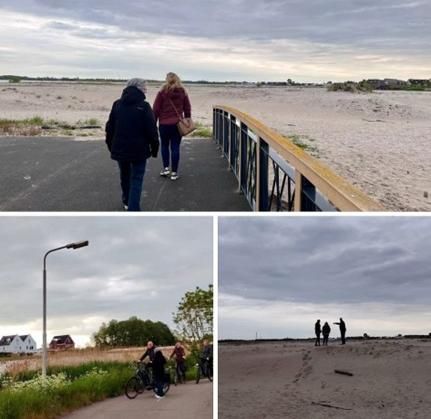 Fractieleden van Kern11 op de fiets in Braassemerland